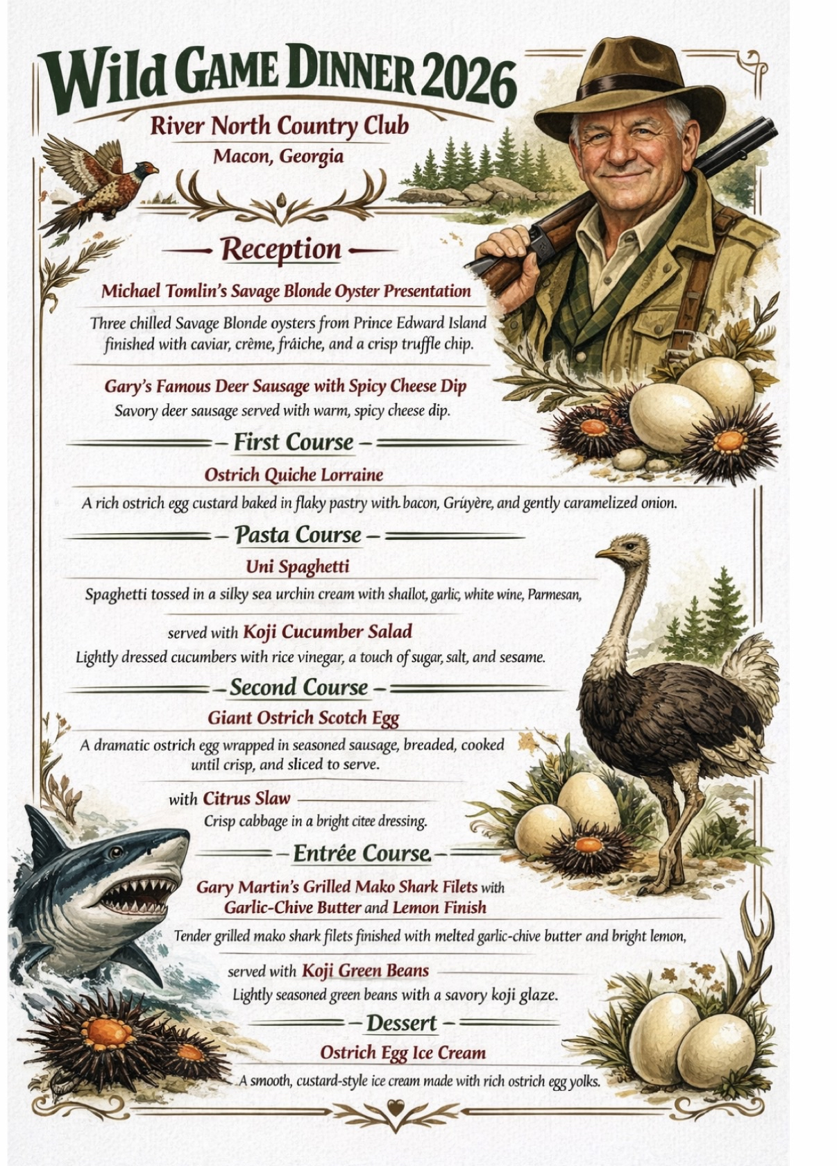 Wild Game Dinner 2026